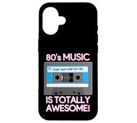 80's Music Is Totally Awesome Carcasa para iPhone 16