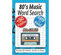 80's Music Word Search Puzzle Book: Word Searches with Easy to Read Print about 80's Music, Songs, Bands and More | 6x9 inches, 110 pages | 50+ Puzzles... Gift for Vacations, Holidays and Free Times
