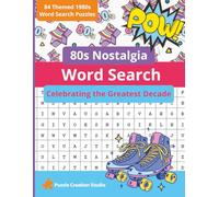 80s Nostalgia Word Search: 84 Themed 1980s Word Search Puzzles