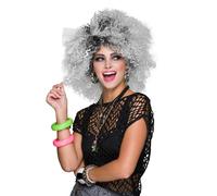 80s Pop Icon Dos Tonos Peluca Madonna Niño Salvaje Disfraz para Dama 1980s Nuevo