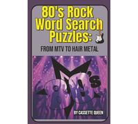80's Rock Word Search Puzzles (Rock N Roll Activities)