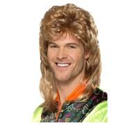 80s Salmonete Peluca Jason Donovan Hombre Hillbilly Disfraz Accesorio Adulto