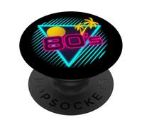80s Synthwave Sunset Retro Estética Vintage Vibes PopSockets PopGrip Adhesivo