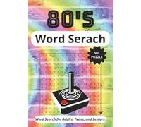 80's Word Search: 80's Word Search Book: Word Searches with Easy to Read Print about 1980's, nostalgia, and more | 6x9 inches, 110 pages | 50+ Puzzles | Gift for Vacations, Holidays and Free Times