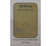 80s Word Search Puzzle Book: Word Searches with Easy to Read about 1980s, Old Times, Retro Vibes and more | 6x9 inches, 110 Pages | 50+ Puzzles ... Gift for Vacations, Holidays and Spare Time.