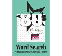 80s Word Search: Word Searches wich Easy to Read Print about the 80s, 80 Music , 80 Fun, 80s Culture and More. 6x9 inches, 110 pages. 50+ Puzzles ... Gift for Vacations, Holidays and Free Times