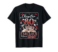80th Birthday Queen Chapter 80 Fabulous Since 1946 Women Camiseta
