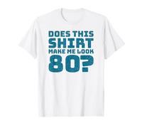 80th Birthday Vintage Decorations Men Gag Funny 80 Birthday Camiseta