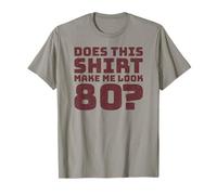 80th Birthday Vintage Decorations Men Gag Funny 80 Birthday Camiseta