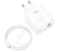 80W Cargador Carga Rápida y 2M Cable Tipo C para Honor X9e Pro 600 Magic V6 | para super-charge USB Charger Movil Adaptador para honor Magic6 RSR 600 Smart 5G X7e X8d 400 90 70 X9d X9c MagicPad4 Magic V3