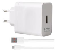80W Cargador Rápido para Oppo Realme Oneplus, Cargador 80W SUPERVOOC y Cable USB C 1M para OPPO Find X6, X5 Pro, Reno 13, Reno 12, Realme GT, Adaptador de Carga para OPPO A98, A78,A76, Realme GT Neo 3