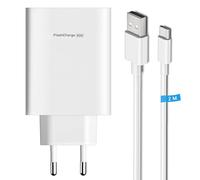 80W Cargador rápido para Vivo X90Pro/S18/Y77/X80/X80Pro/S16/ | S16Pro/NEO5/NEO5S/NEO6 con Cable USB C 2M FlashCharge Carga Rápida Adaptador