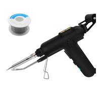 80W High Efficiency Electric Soldering Iron, Glowgoldx Portable Soldering Repair Tool for One-hand Welding Repair and DIY,Auto Send Tin Soldering Gun Multifunction Soldering Iron