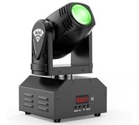 80W LED RGBW Cabeza Móvil de Luz, d-mx512/ Modo Automático/Activo por Sonido Rotación 540°X/205°Y Haz de Luz Profesional para Escenario Bar Boda Fiesta DJ