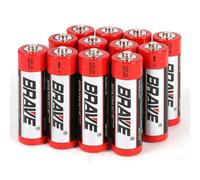 80x 12er-Packung Brave Baterías Aa R6P UM-3 1,5V Paquete Grande Stock 960 Pieza