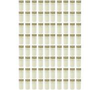 80x Grablichtkerze Núm 3 Blanco Trauerlicht con Tapa Vela Tumba Luz Quemador