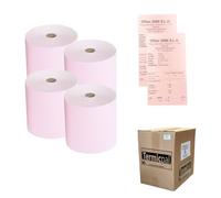 80x80 * 48 Rollos Papel Térmico TERMICPAL ROSA