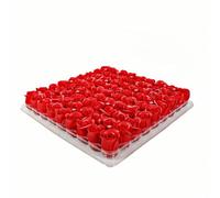 81 piezas gradiente rosa, baño flores jabón perfumado flor baño, jabón de baño perfumado hecho a mano rosa flor pétalos boda (F)