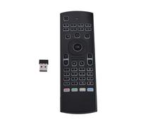 81 teclas de hasta 5 m 2,4 G RF retroiluminado Fly Air Mouse inalámbrico con control remoto completo para KODI TV BOX PC accesorio