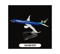 (81.THAI NOK B737) Réplica de avión de metal a escala 1:400, 15 cm, Bangkok Asia, aerolínea, avión de
