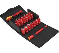 8100 SA VDE 1 Juego de carraca Zyklop, aislada, con palanca de conmutación, con arrastre de 1/4", métricas, 22 piezas