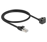 81041 Extensión Ethernet F/UTP Cat: 6 0,5m PVC negro 26AWG DELOCK
