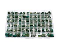 810Pcs 36kind Aluminum Electrolytic Capacitor set 10V-63V 1uF-1500uF Assorted Kit Storage Box High Frequency Low with box