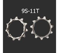 811 Speed Road Bike Cassette Cog 11 13T Freewheel Compatible con bicicletas de 8 11 velocidades, material de acero para resistencia al desgaste y estabilidad de la cadena (9S-11T)