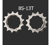 811 Speed Road Bike Cassette Cog 11 13T Freewheel Compatible con bicicletas de 8 11 velocidades, material de acero para resistencia al desgaste y estabilidad de la cadena (8S-13T)