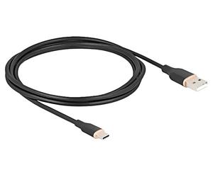 81227 Cable USB 2.0 USB A Plug,USB C Plug chapado en oro 2.5m DELOCK