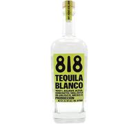 818 Tequila Blanco 100% Agave Premium - 1 Botella de 70 cl