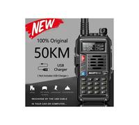 81f6f4 2021 NEW UV-S9 Plus Powerful Walkie-Talkie Radio Transceiver 10W 50km Long Range Portable for Black Euro-X