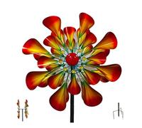 81in Arte del Viento, Wind Spinners Outdoor Metal Grande, Viento De 360° con CinéTica Molino De Viento Al Aire Libre