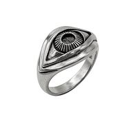 81stgeneration Anillo Ojo Mágico Plata Esterlina Mujer | Anillo Plata 925 Hombre | Amuleto Protector | Joyería Espiritual del Tercer Ojo | Regalo Gótico Wiccano