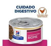 Hills Prescription Diet Gastrointestinal Biome Estofado para Gatos con Pollo y Verduras Añadidas - lata - Lata de 82 gr