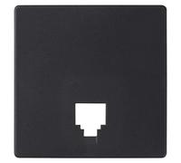 82 Tapa para mecanismo Teléfono Concept (Negro, Colocar, Plástico, IP21, Colocar)