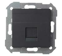 82 Toma de red Concept RJ45 (Negro, x 1, Plástico, Colocar)
