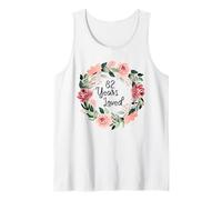 82 Years Loved Women Men 82 Years Old 82th Birthday Camiseta sin Mangas