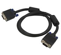 82556 Cable D-Sub 15pin Conector, ambos lados 1m negro 28AWG DELOCK