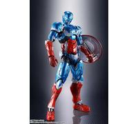 Tamashii Nations Figura SH Figuarts Capitán América Tech-ON Los Vengadores Marvel 16 cm
