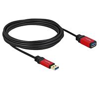 DeLOCK 82755 - Cable USB de 5 Metros, Negro y Rojo