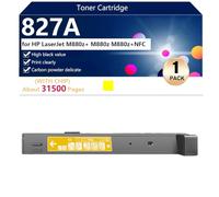827A Cartucho de Tóner Compatible CF300A CF301A CF303A CF302A para HP LaserJetM880z /M880Z/M880Z NFC Impresoras, Alto Rendimiento 31500 Páginas, Impresión Nítida