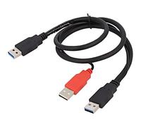 82908 Cable USB 2.0,USB 3.0 USB A Plug x3 0.6m Negro 5Gbps DELOCK