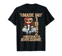 83 años Hecho en 1942 Oso de Peluche 83 cumpleaños Mujeres Hombres Camiseta