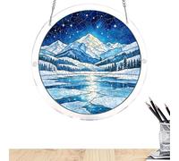 83 piezas de arte rompecabezas colorido estilo vitral decoración del hogar - adorno para ventana y puerta - para casa dormitorio dormitorio dormitorio salón jardín