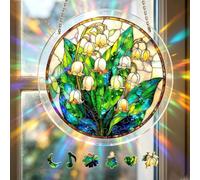 83 piezas de rompecabezas acrílicos para colgar en la ventana, rompecabezas acrílico atrapasueños para puertas de jardín, adorno colgante de rompecabezas, colorido regalo para madre