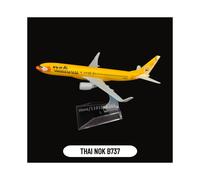 (83.THAI NOK B737) Réplica de avión de metal a escala 1:400, 15 cm, Bangkok Asia, aerolínea, avión de
