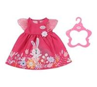Baby Born Vestido Floral - para muñecas Baby Born de hasta 43 cm - El Set Incluye un Vestido de Flores y Percha - Edad: 3+ años