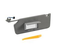 83280-TG7-A12ZB Visera gris izquierda for conductor, compatible con Honda Pilot Ridgeline 2016-2022, espejo de maquillaje y panel decorativo de luz.