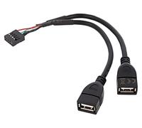 83292 Cable USB 2.0 0.2m Negro Conector Color: Negro DELOCK